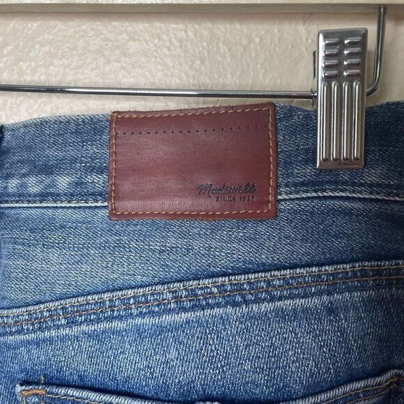 Madewell Jeans Women's 28X34 Blue Rail Straight Low Rise Denim Casual - Picture 6 of 12